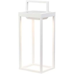 Farol solar zafferano de 2w blanco con sensor, 37,3 cm