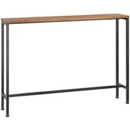 SoBuy Mesa consola para entrada larga metal marrón h80