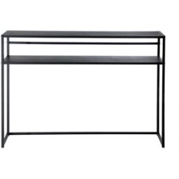 Calicosy Consola de metal negro l112 cm