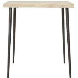 house doctor Mesa de comedor de madera beige 4 plazas