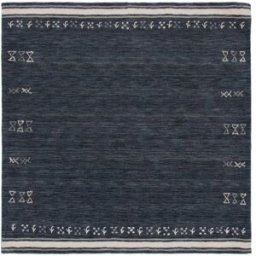 Safavieh Alfombra lana carbón 122 x 122 cm