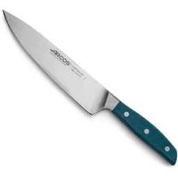 Arcos Cuchillo cocinero acero inoxidable forjado nitrum 210 mm mango azul