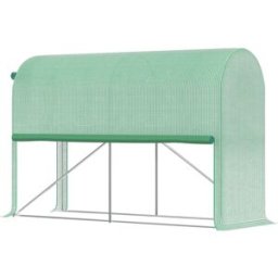 Maison Chic Invernadero de jardín de pe verde de 300x100x200 cm.