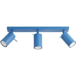 Sollux Lighting Plafone azul claro acero alt. 16 cm
