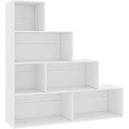 Maison Chic Estantería/divisor madera blanco 155x24x160 cm