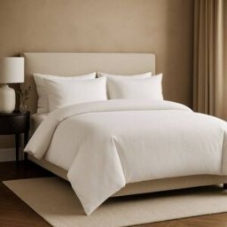 Reca Bedding Juego de cama algodón 200x200 para cama 140x190/200 taie cuadrada