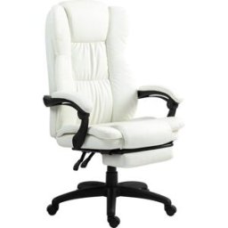 Vinsetto Silla de oficina 68.5x68.5x121 cm crema