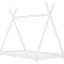 Maison Chic Cama individual infantil madera maciza pino blanco 70x140 cm
