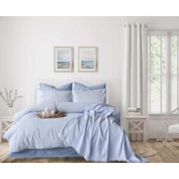 Blanc Avenue Juego de funda de edredón 240x220 cm+ 2 fa 65x65 cm 100% algodón