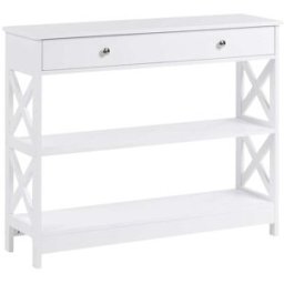 Beliani Consola blanco