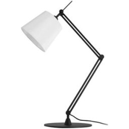 Lucande Lámpara de mesa de metal negro