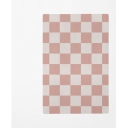 Decochic Alfombra de juego infantil cuadros rosa 118x180cm