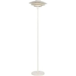 NIYLO Lámpara de pie en acero blanco 38x38x155 cm