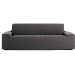 Eysa Funda de sofá 3 plazas bielástica gris oscuro 180 - 230 cm