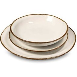 Medard de Noblat Vajilla de 18 piezas gres blanco