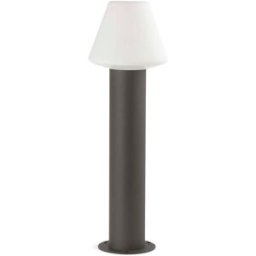 FARO BARCELONA Baliza aluminio gris oscuro 19x19x60 cm