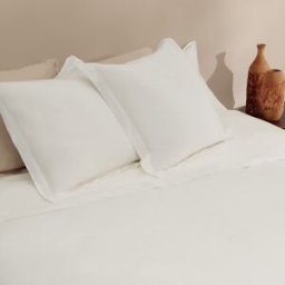 Textura Interiors Sábana de lino color blanco. Cama 180-200cm