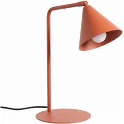 Sollux Lighting Lámpara de escritorio ocre rojo acero alt. 35 cm