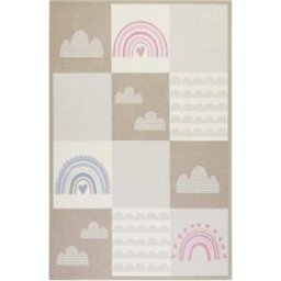 Esprit Alfombra de juego reversible arco iris 160x230