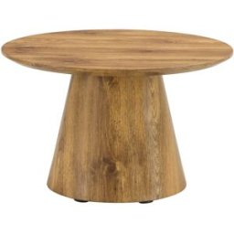 Urban Meuble Mesa de centro redonda ø60 cm efecto madera, diseño escandinavo