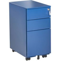 Beliani Mueble de oficina metal azul