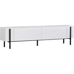 Habitat & Jardin Mueble tv negro 180 x 30 x 45 cm