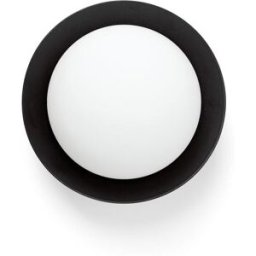 FARO BARCELONA Aplique acero negro 12x12x8 cm