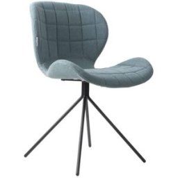 Zuiver Silla de diseño en tela azul