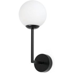 FARO BARCELONA Aplique aluminio negro mate 11.5x15x32 cm