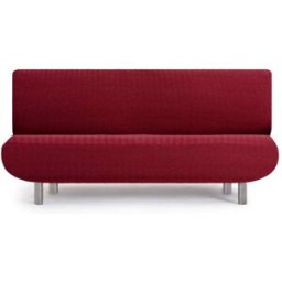 Eysa Funda de sofá 3 plazas clic clac bielástica burdeos 180 - 230 cm