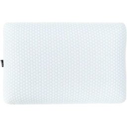 Beliani Almohada alta 40 x 60 cm espuma viscoelástica blanco