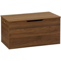 sweeek Banco arcón, fin de cama, decoración en madera de nogal