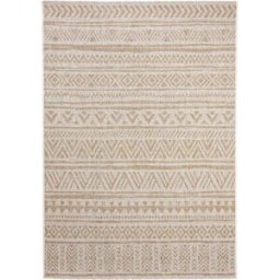 Benuta Alfombra de exterior & interior crema/beige 140x200