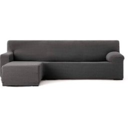 Eysa Funda de sofá chaise longue izquierda b/c gris oscuro 250 - 360 cm