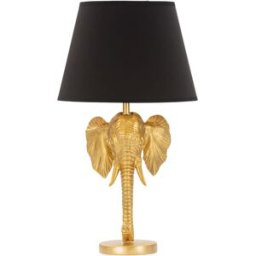 Mauro Ferretti Lámpara de mesa de resina dorada ø 32x59 cm