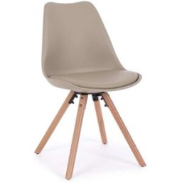Bizzotto Juego 2 sillas haya gris paloma