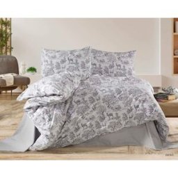 Blanc Avenue Juego de funda de edredón 200x200 cm+ 2 fa 65x65 cm 100% algodón