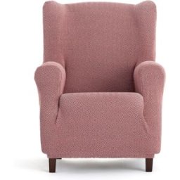 Eysa Funda de sillón orejero bielástica rosa 70 - 100 cm