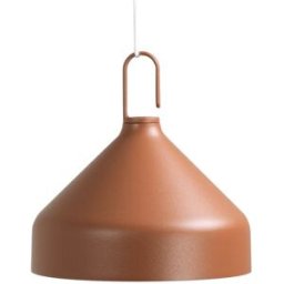 Lámpara colgante led terracota regulable zafferano