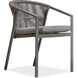 REMARQUABLE Sillón de jardín - gris antracita
