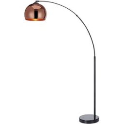 Teamson Lámpara arco, Oro Rosa, 170cm