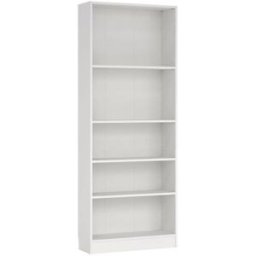WellHome Librería de 4 estantes de 79x26x203cm color Blanco