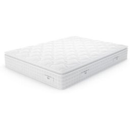 Sia Home Colchones espuma con memoria. látex y muelles ensacados blanco