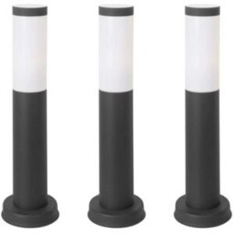 FORLIGHT Baliza Exterior de Jardín Acero Inox. 23W (3uds) Koral