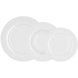 Bidasoa Vajilla porcelana blanca 18 piezas