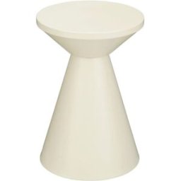Mica Decorations Mesa auxiliar jim blanco roto h45xb30.5xl30.5cm