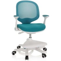 hjh OFFICE Silla para niños tela / tejido de malla azul