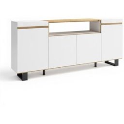 duehome Aparador up blanco - roble arena