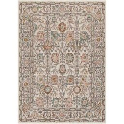 Livabliss Alfombra vintage oriental rosa/blanco 160x213