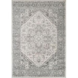 Livabliss Alfombra vintage oriental gris/blanco 200x275